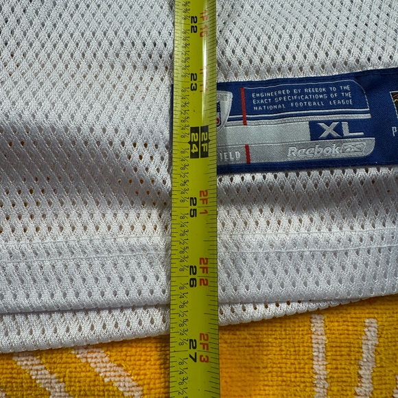 Reebok NFL Indianapolis Colts Peyton Manning 18 white Mesh Jersey Kids XL 18-20 - Picture 4 of 5